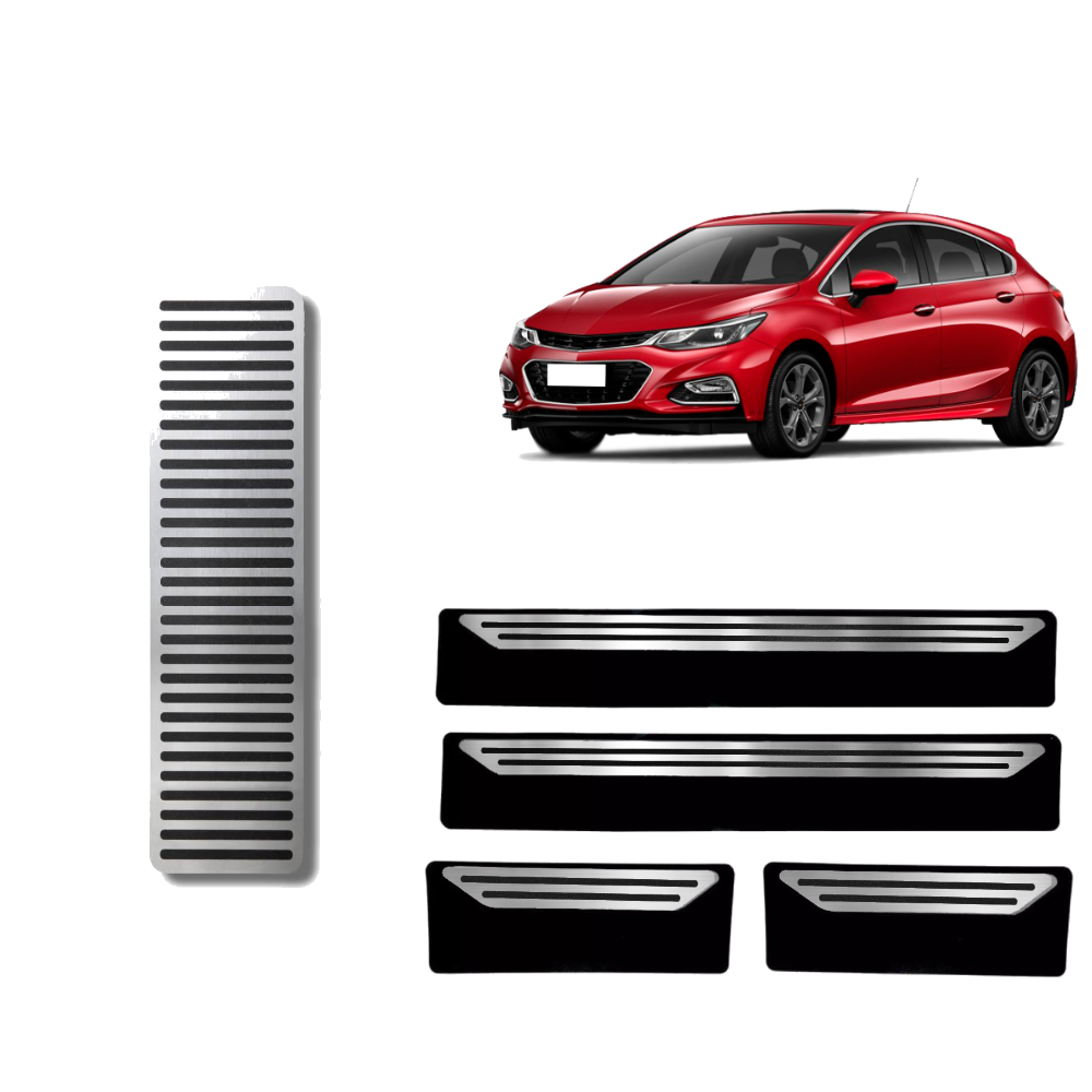 Soleira E Descanso Liso Chevrolet Cruze Turbo 2017 Em Diante - 1