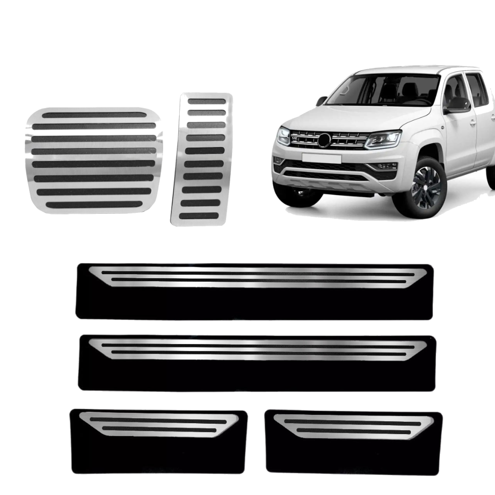 Pedaleira E Soleira At Liso Volkswagen Amarok - 1