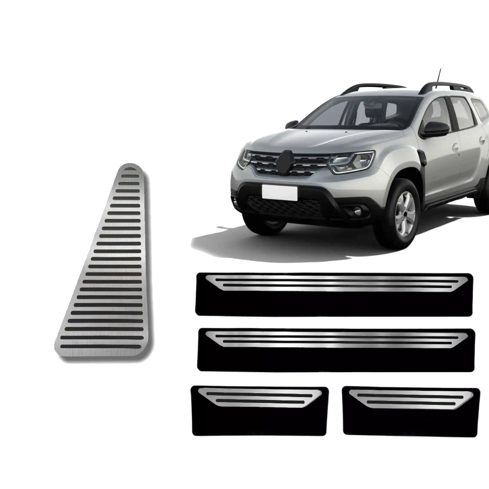 Soleira E Descanso Liso Renault Duster 21 Em Diante - 1