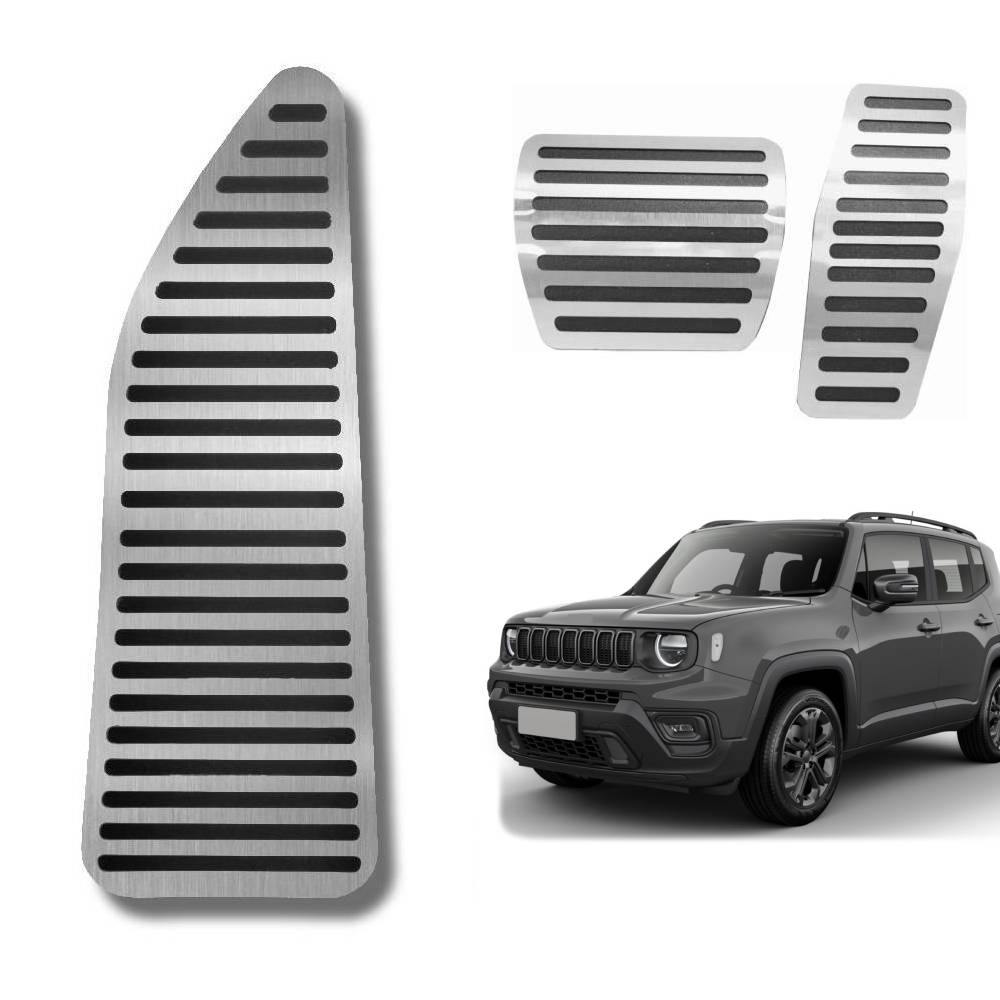Descanso E Pedaleira Lisa At Jeep Renegade - 1