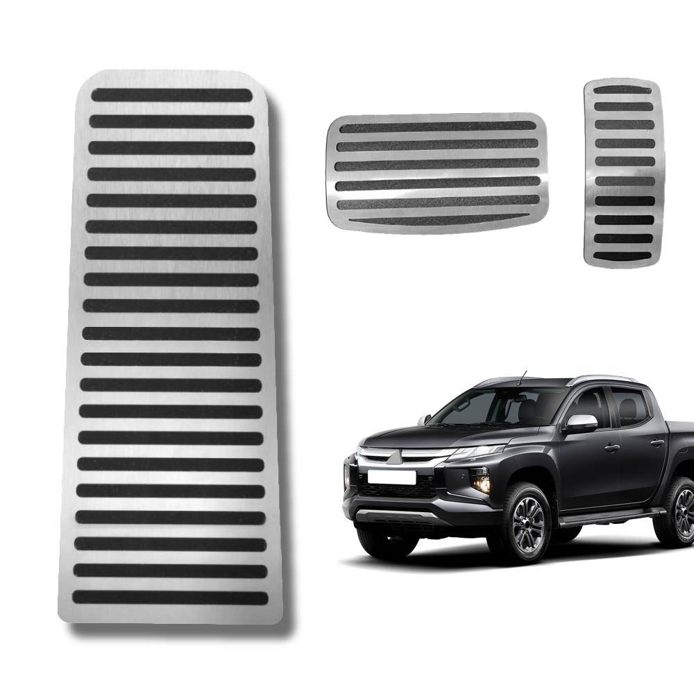 Descanso E Pedaleira Lisa At Mitsubishi L200 Triton - 1