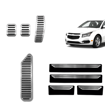 Descanso Soleira E Pedaleira Mt Liso Chevrolet Cruze 2012 A 2016 - 1