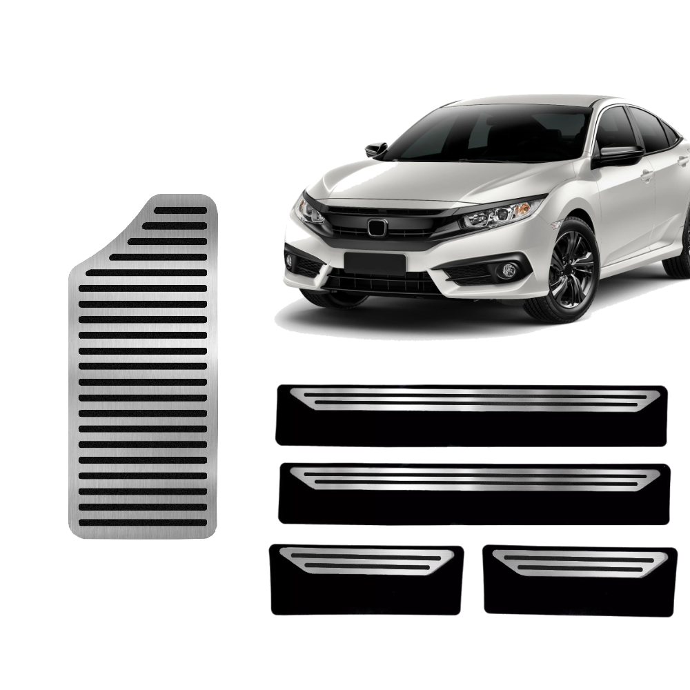 Soleira E Descanso Liso Honda Civic 2018 Em Diante - 1