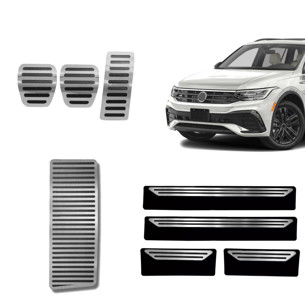 Descanso Soleira E Pedaleira Mt Liso Volkswagen Tiguan - 1