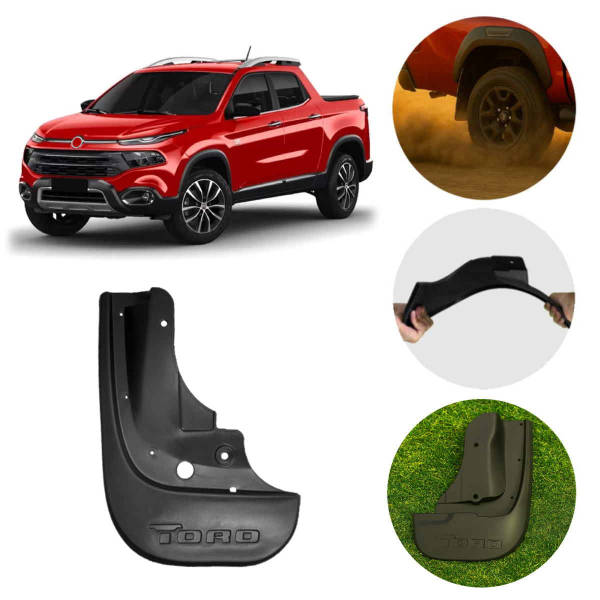 Apara Barro Lameira Fiat Toro 2016 a 2023