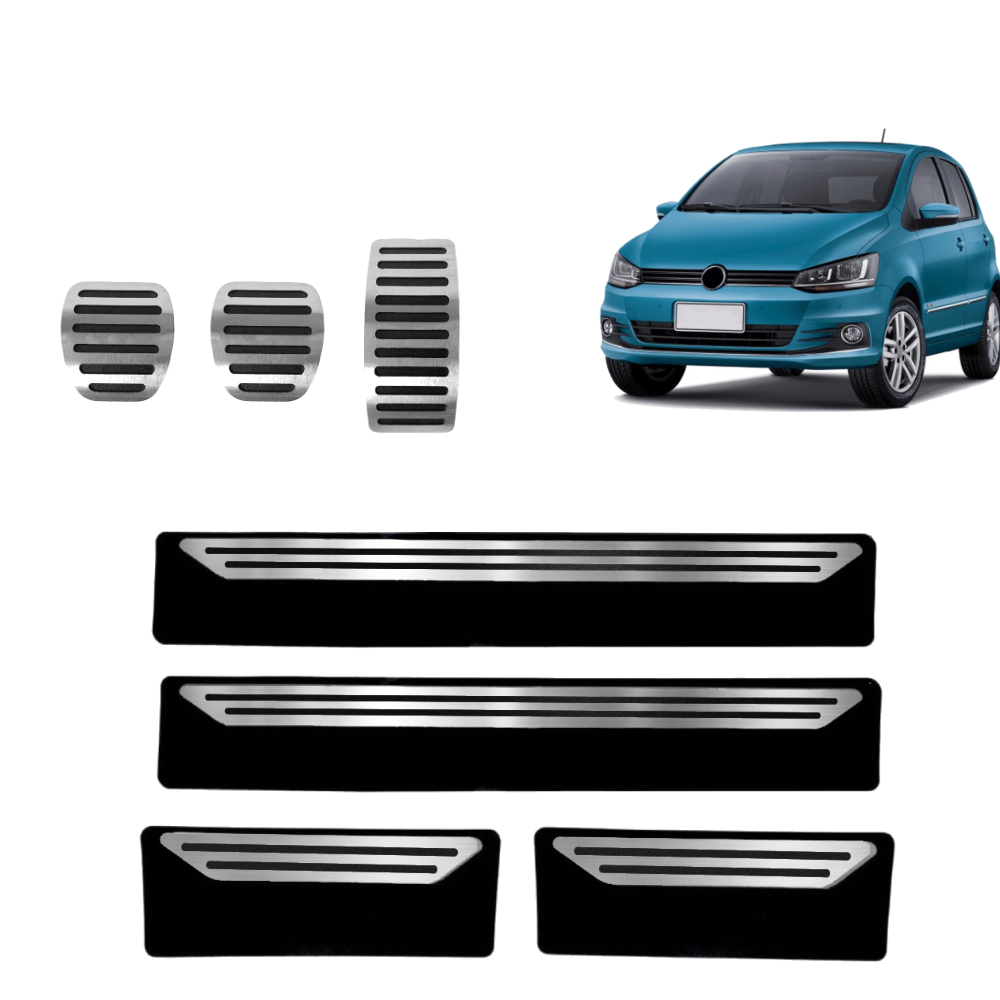 Pedaleira E Soleira Mt Liso Volkswagen Fox - 1