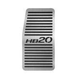 Descanso de pé Em Aço Inox Hyundai Hb20