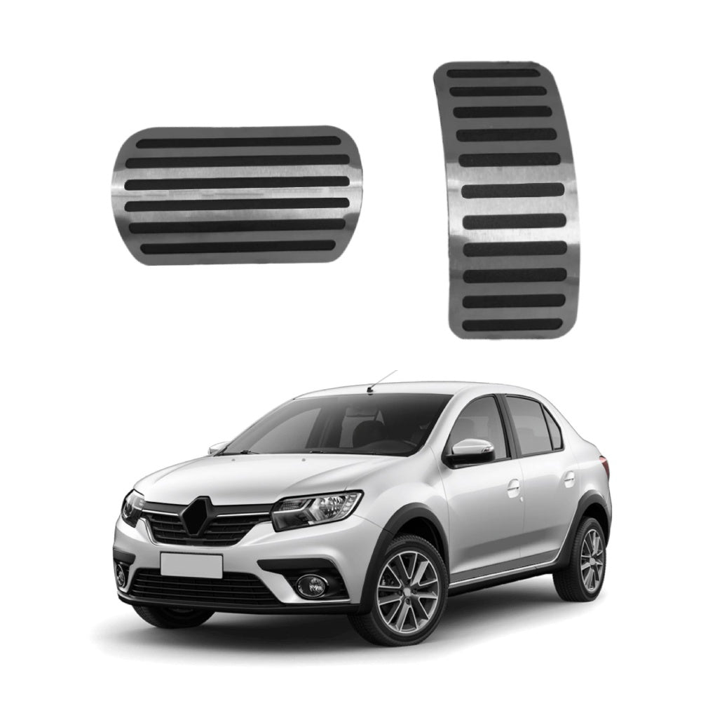 Pedaleira em Aço Inox Renault Logan