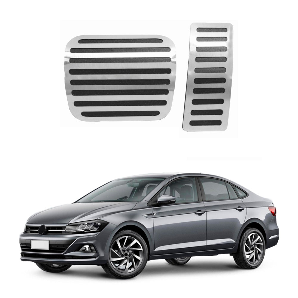 Pedaleira em Aço Inox Volkswagen Virtus