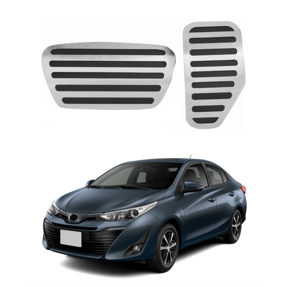 Pedaleira em Aço Inox Toyota Yaris
