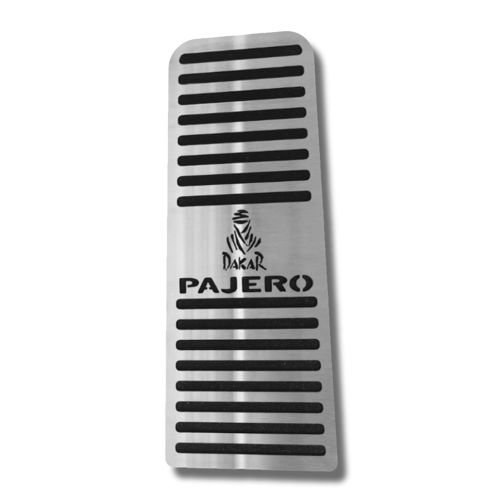 Descanso de pé em aço inox Mitsubishi Pajero Dakar