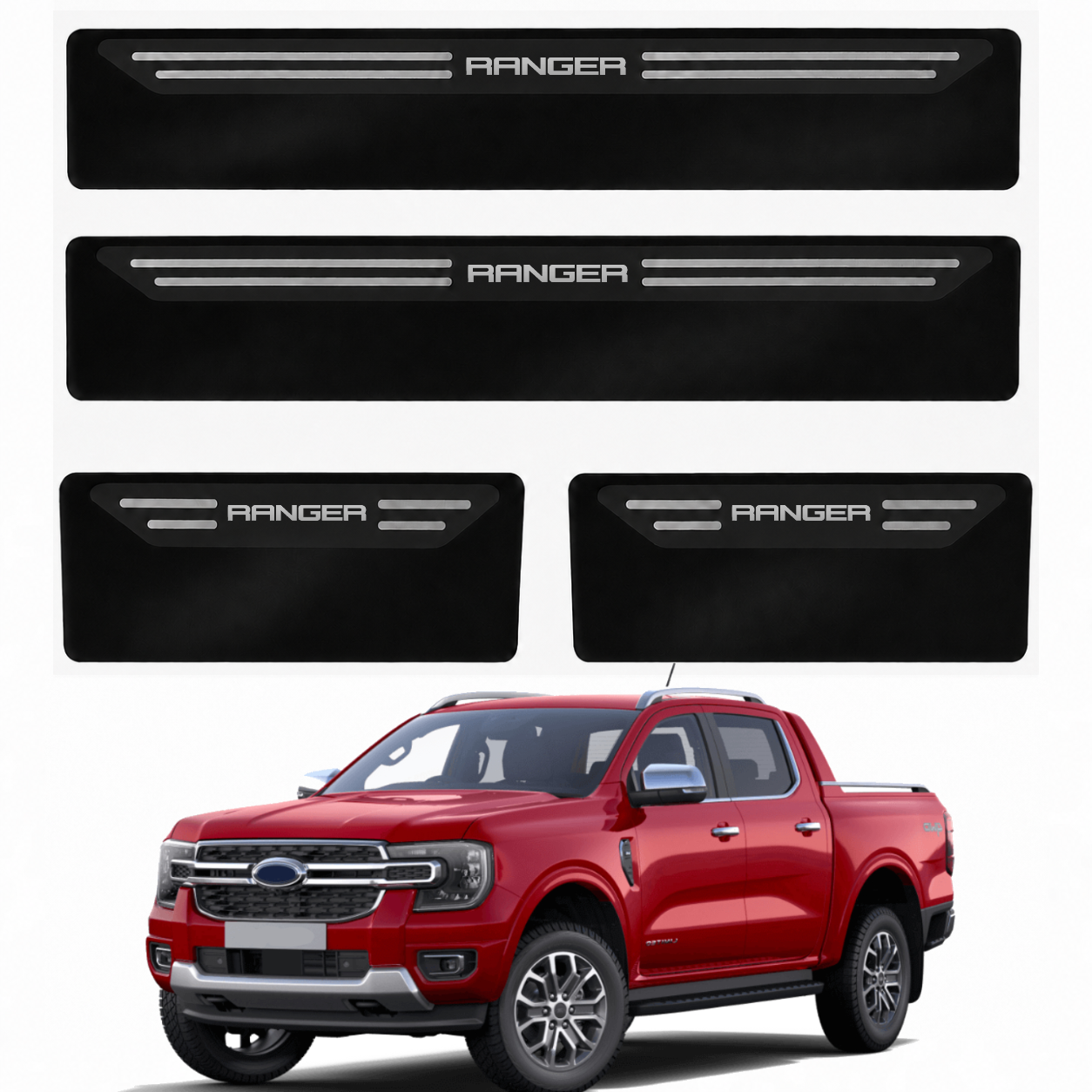 Soleira Black Ford Ranger - 2