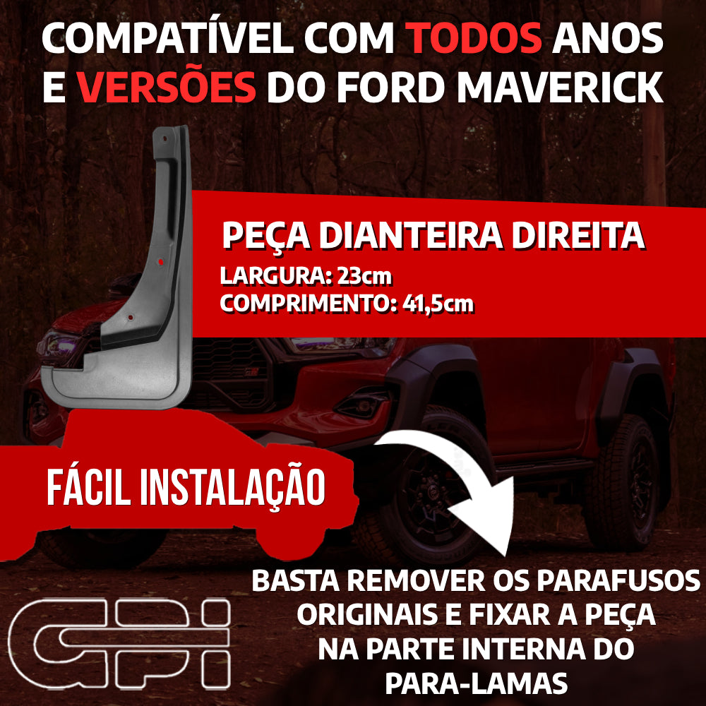 Apara Barro Dianteiro Direito Ford Maverick