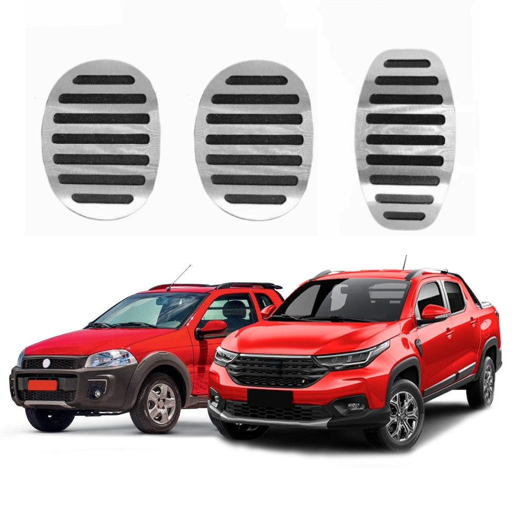Descanso E Pedaleira Lisa Mt Fiat Strada 2013 A 2019 - 1