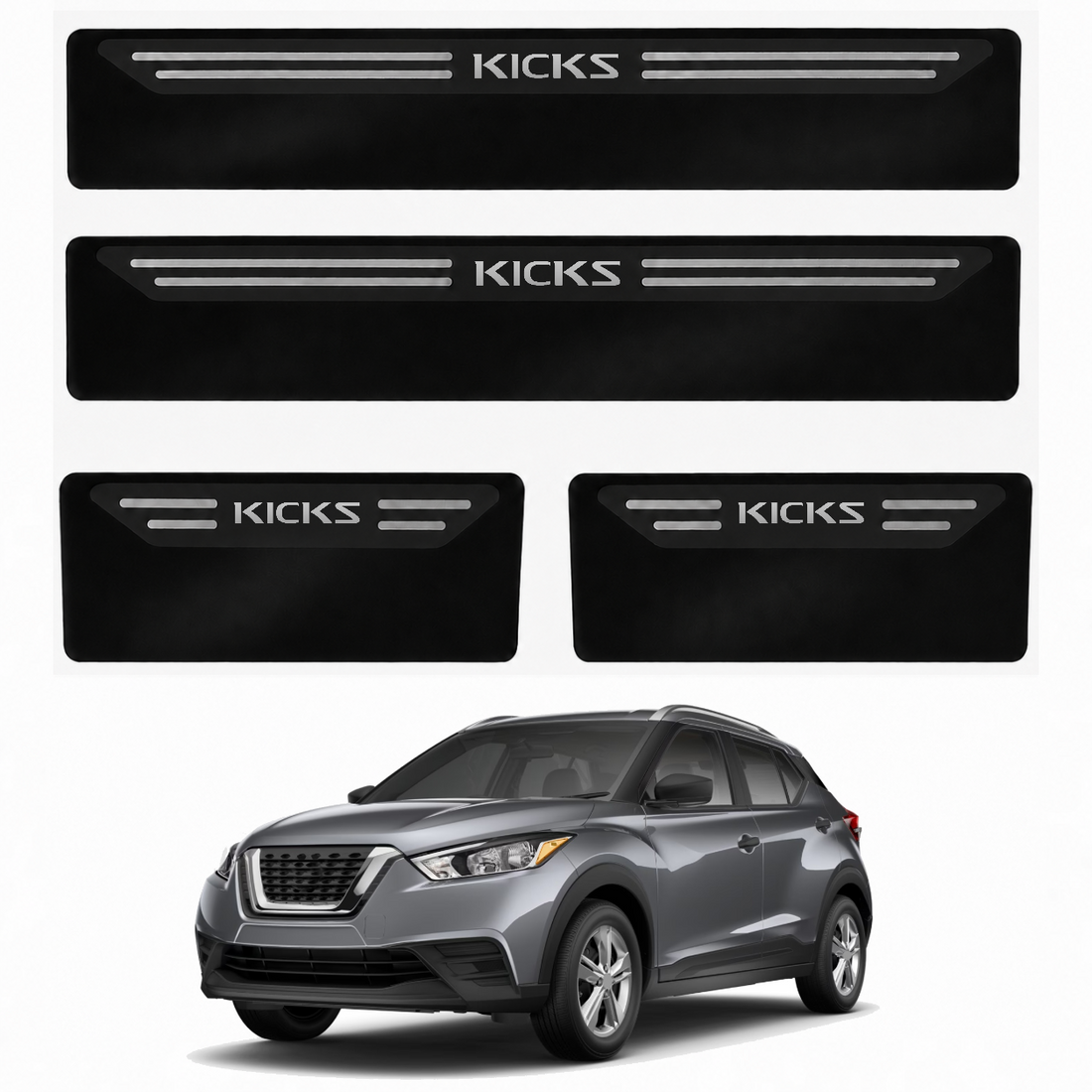 Soleira Black Nissan Kicks - 1