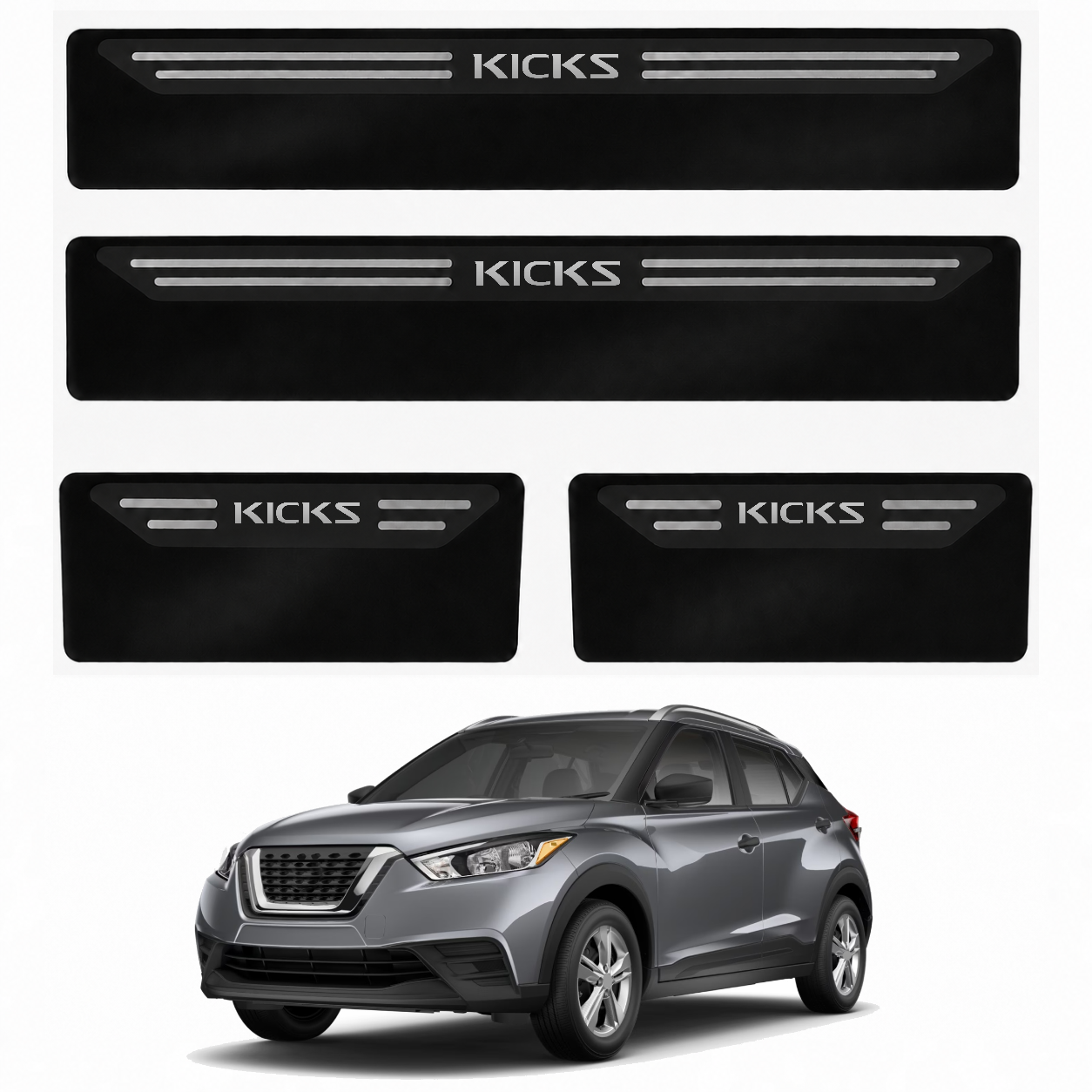 Soleira Black Nissan Kicks - 2