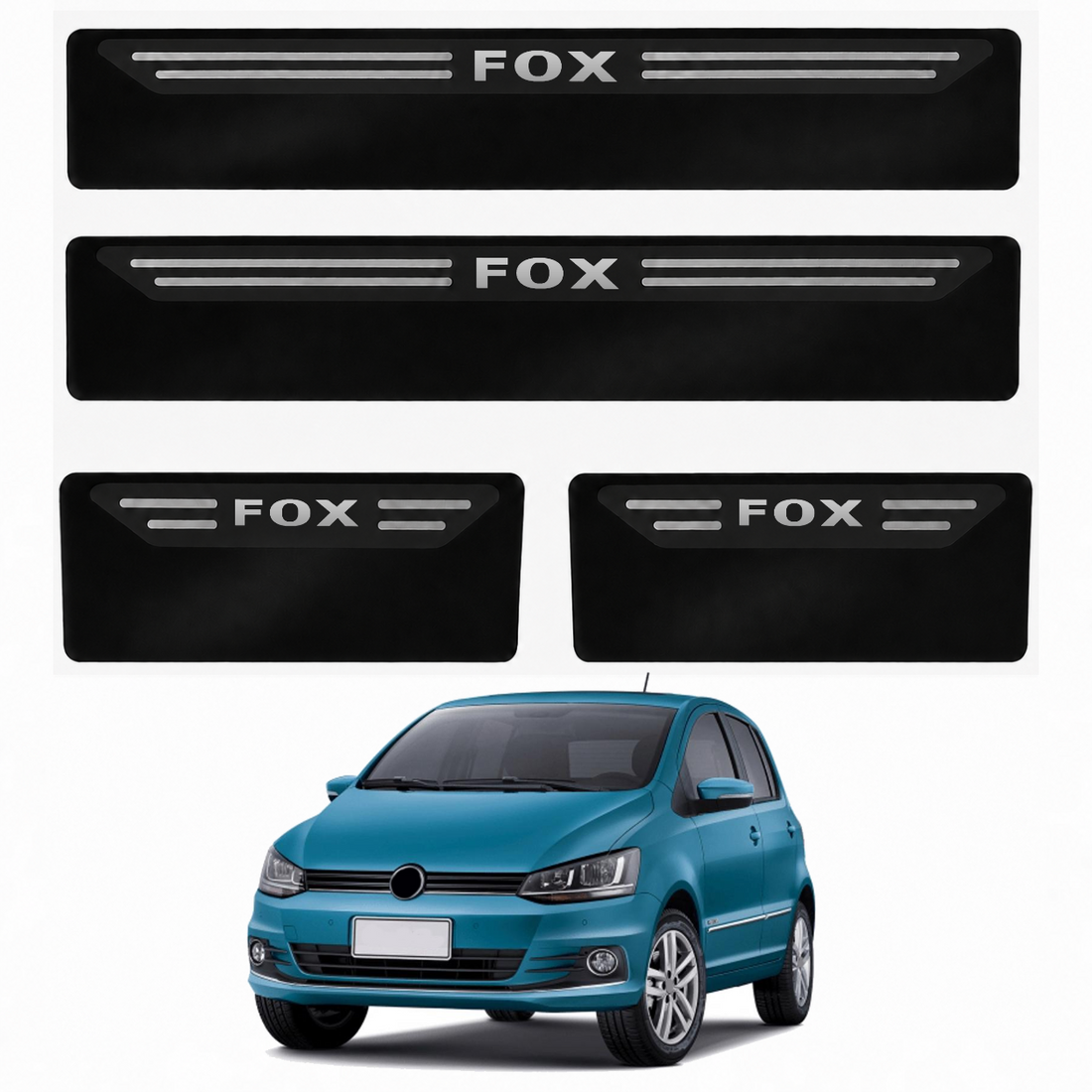 Soleira Black Volkswagen Fox - 1