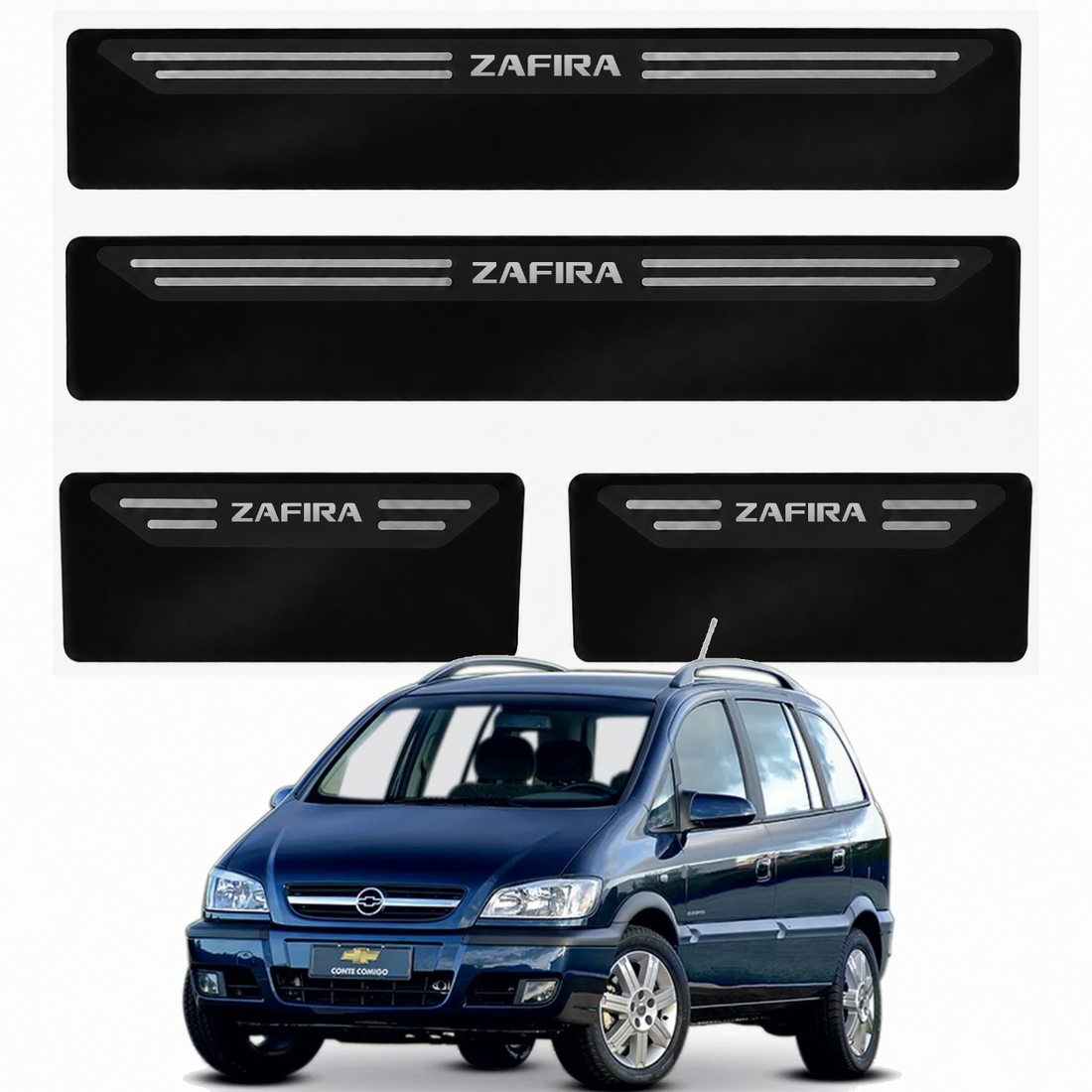 Soleira Black Chevrolet Zafira - 1