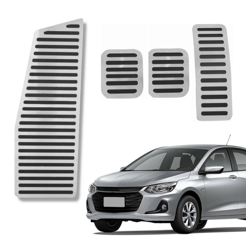 Descanso E Pedaleira Lisa Mt Chevrolet Onix Plus - 1