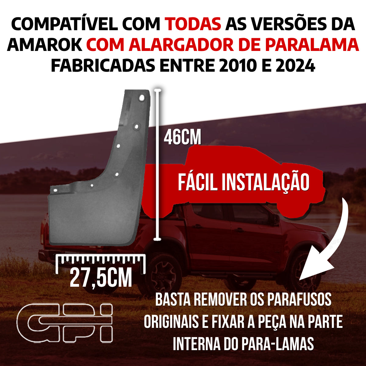 Apara Barro Dianteiro Direito Amarok 2010 A 2023