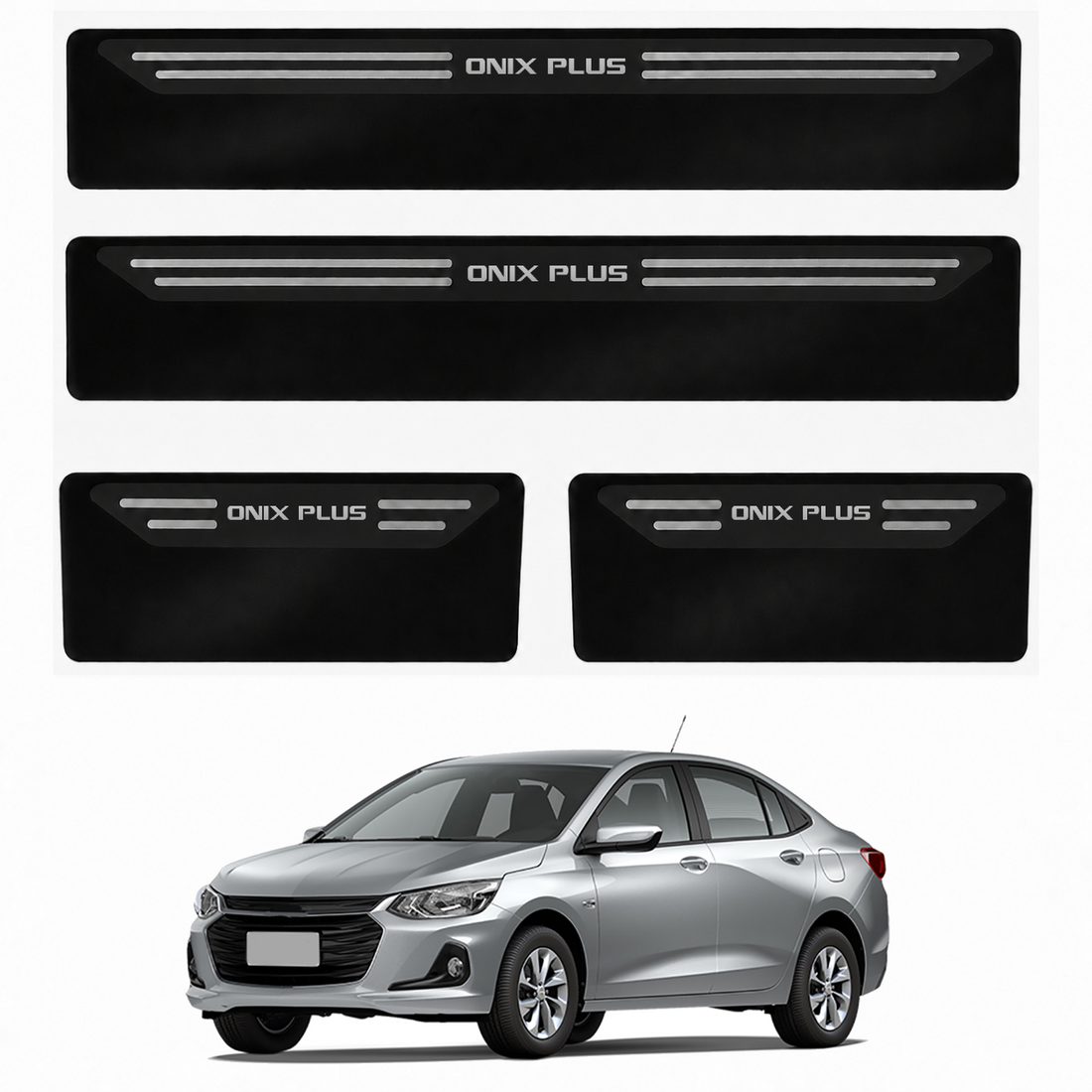 Soleira Black Chevrolet Onix Plus - 1