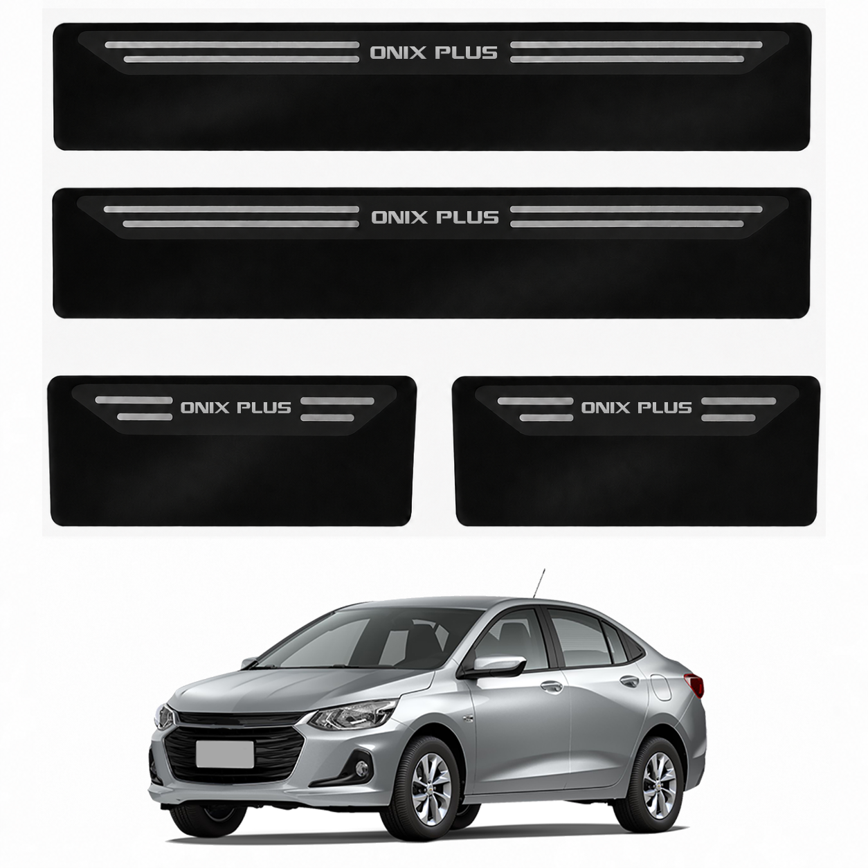 Soleira Black Chevrolet Onix Plus - 2
