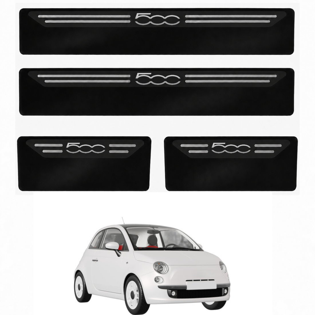 Soleira Black Fiat 500 - 1