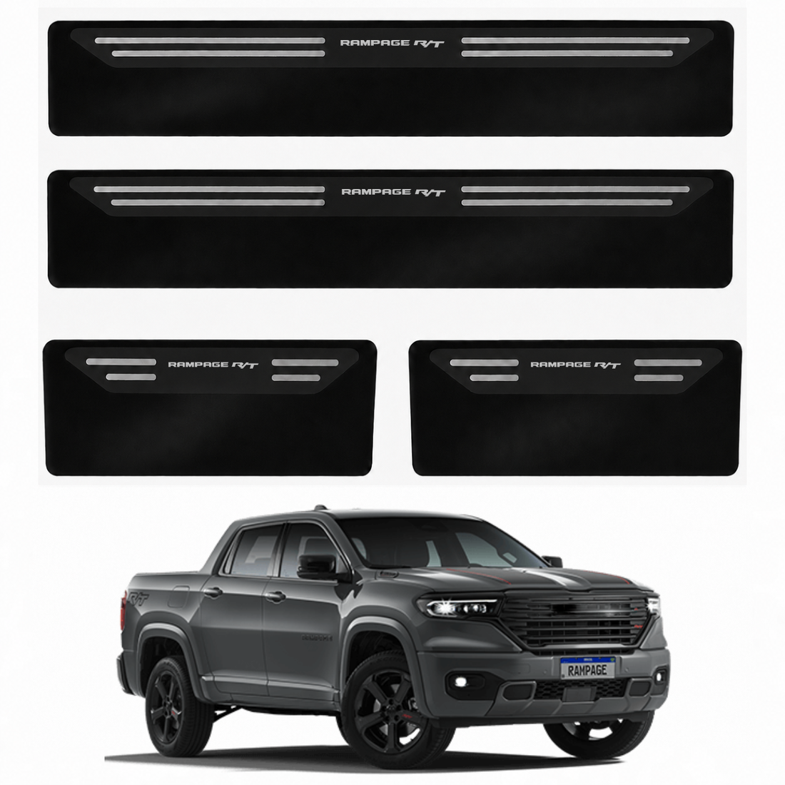 Soleira Black Dodge Rampage Rt - 1