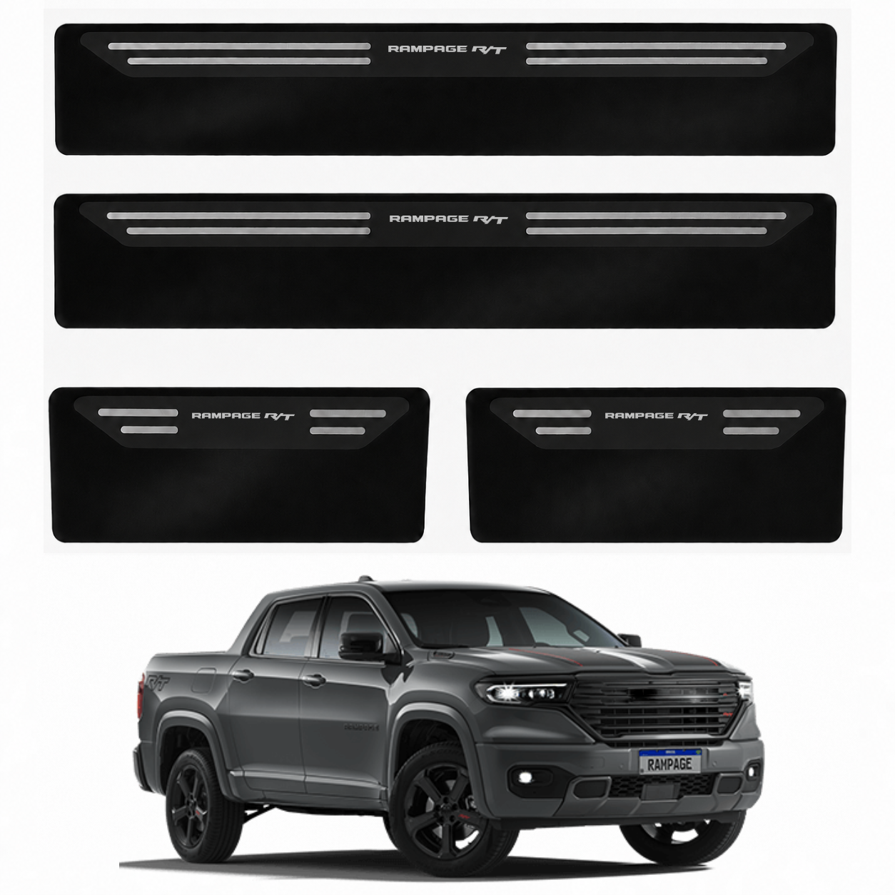 Soleira Black Dodge Rampage Rt - 2