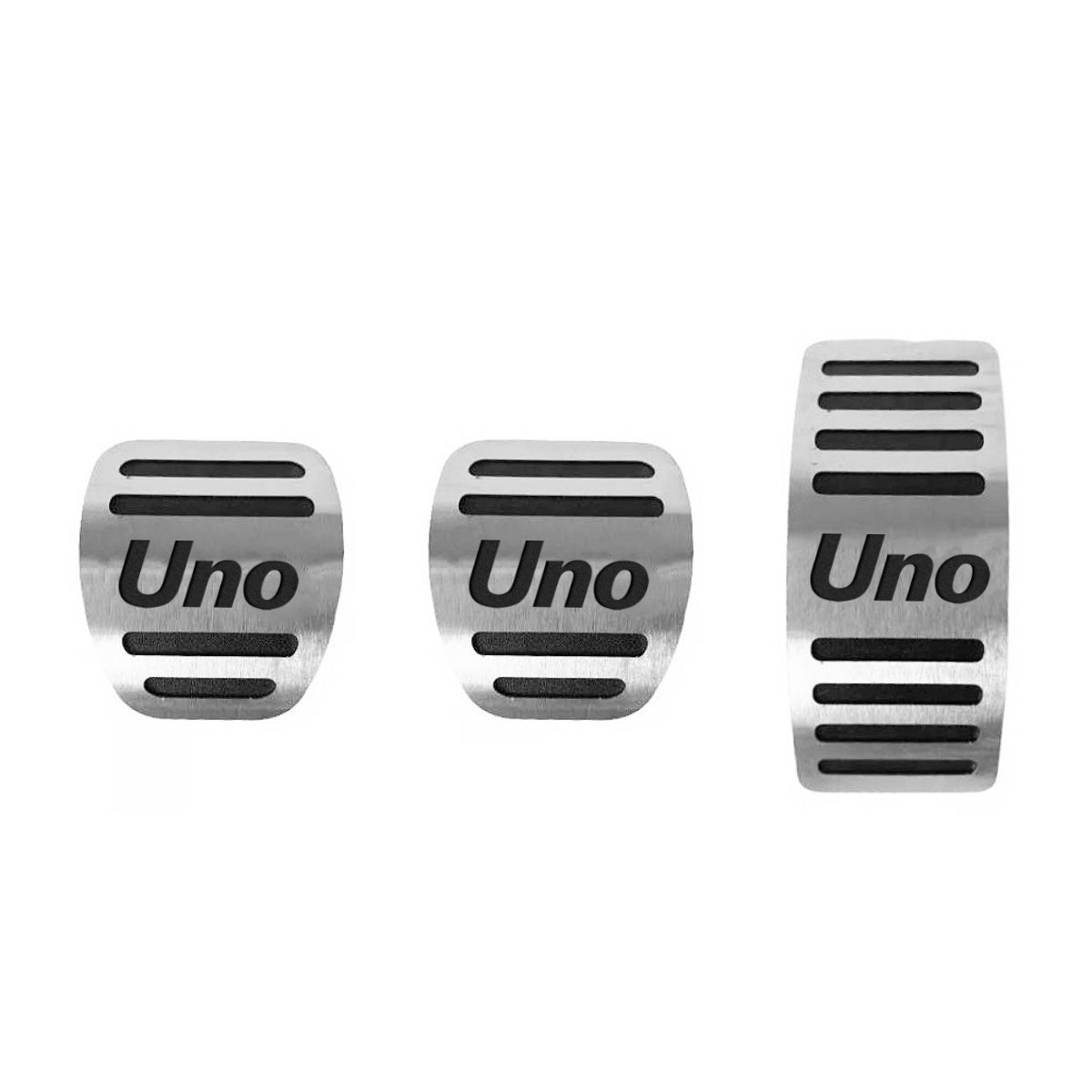 Pedaleira em Aço Inox Fiat Uno Mille 2005/2013