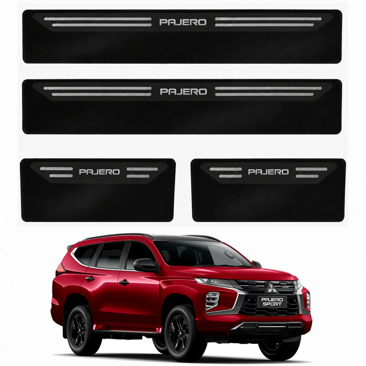 Soleira Black Mitsubishi Pajero - 2