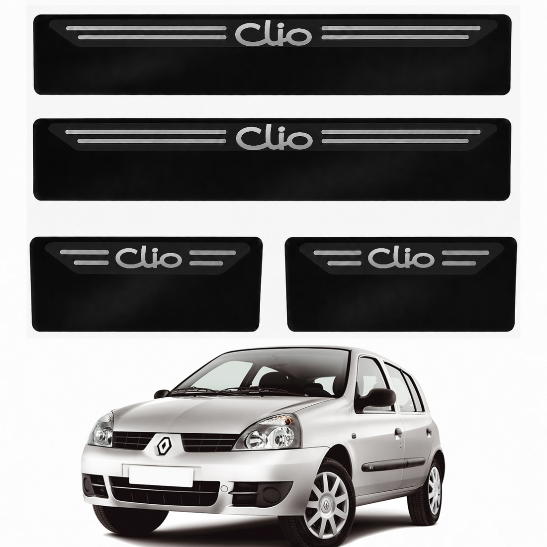 Soleira Black Renault Clio - 1