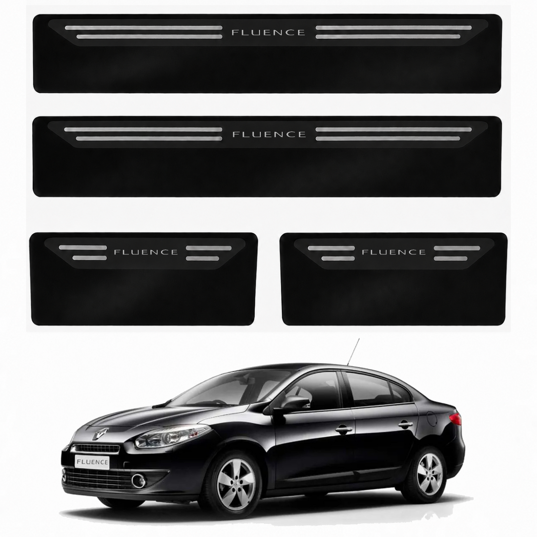 Soleira Black Renault Fluence - 1