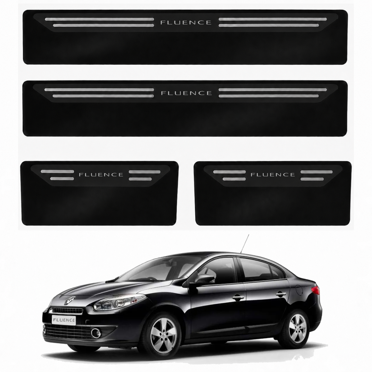 Soleira Black Renault Fluence - 2