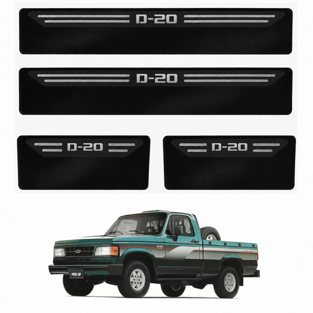Soleira Black Chevrolet D20 - 2