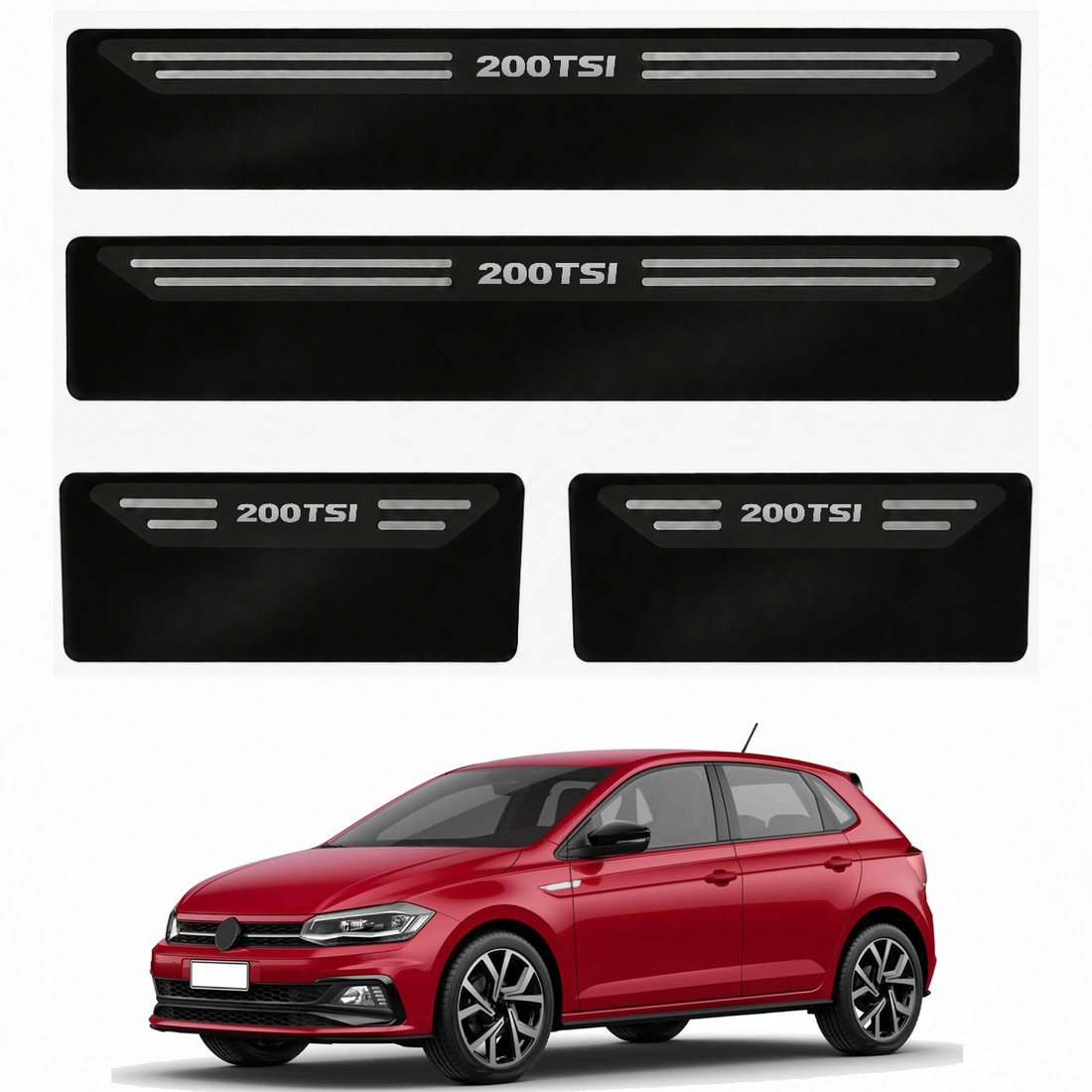 Soleira Black Volkswagen Polo 200 Tsi - 1