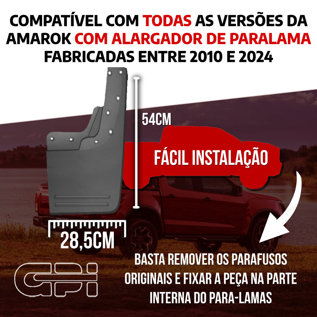 Apara Barro Traseiro Dianteiro Amarok 2010 A 2023