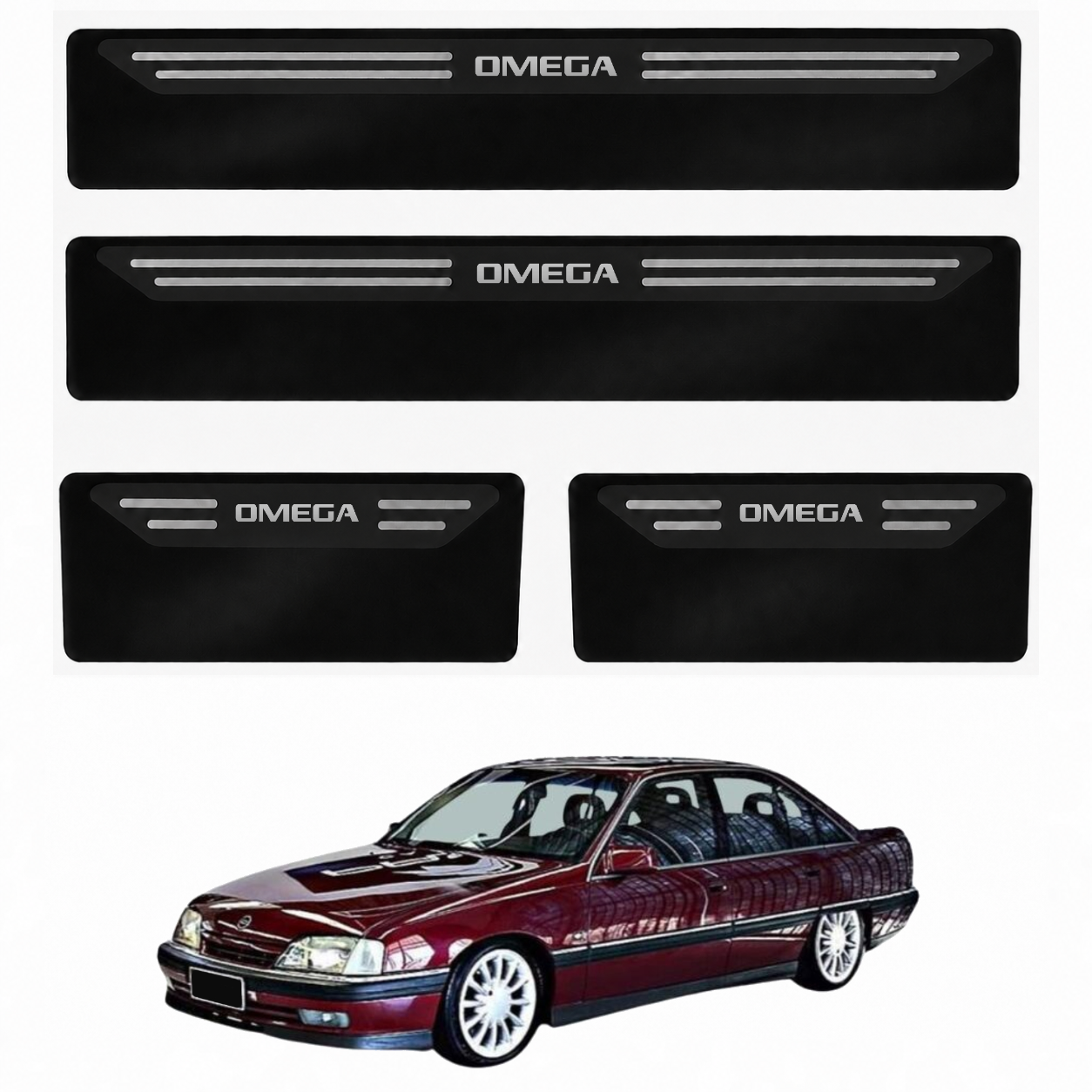 Soleira Black Chevrolet Omega - 2