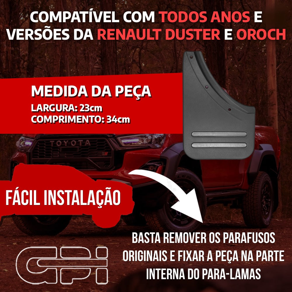 Apara Barro Traseiro Esquerdo Duster Oroch