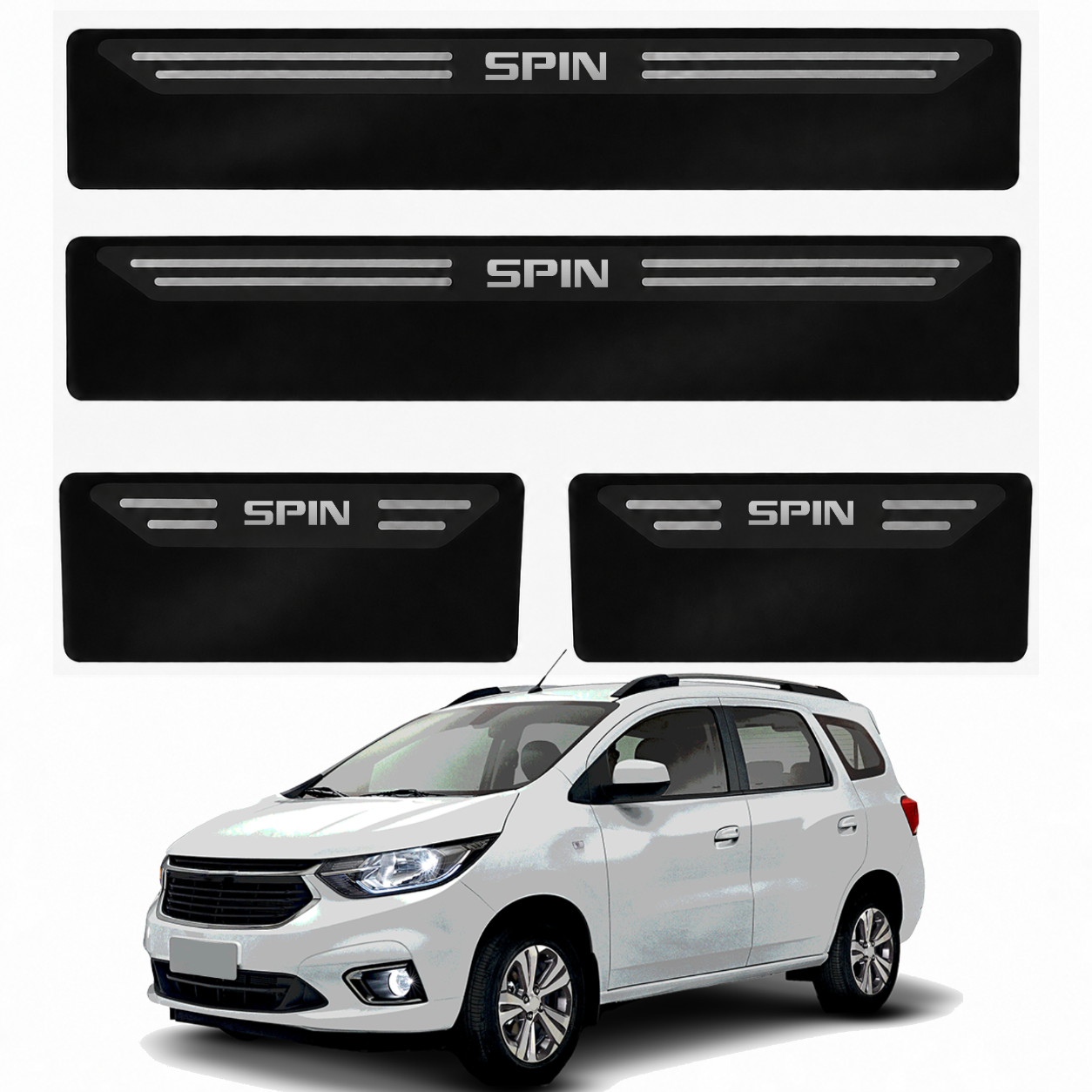 Soleira Black Chevrolet Spin - 2