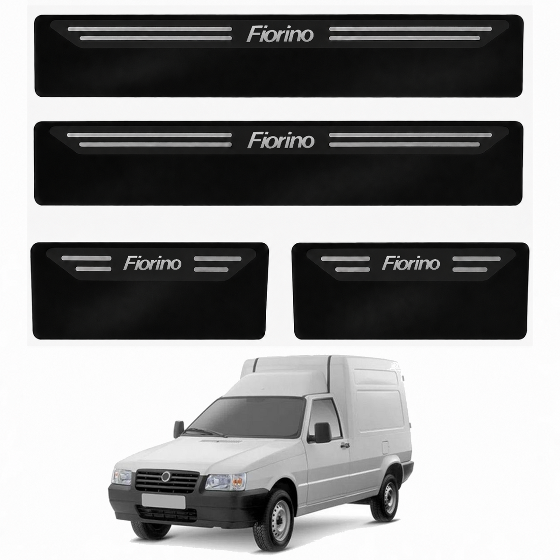 Soleira Black Fiat Fiorino - 1