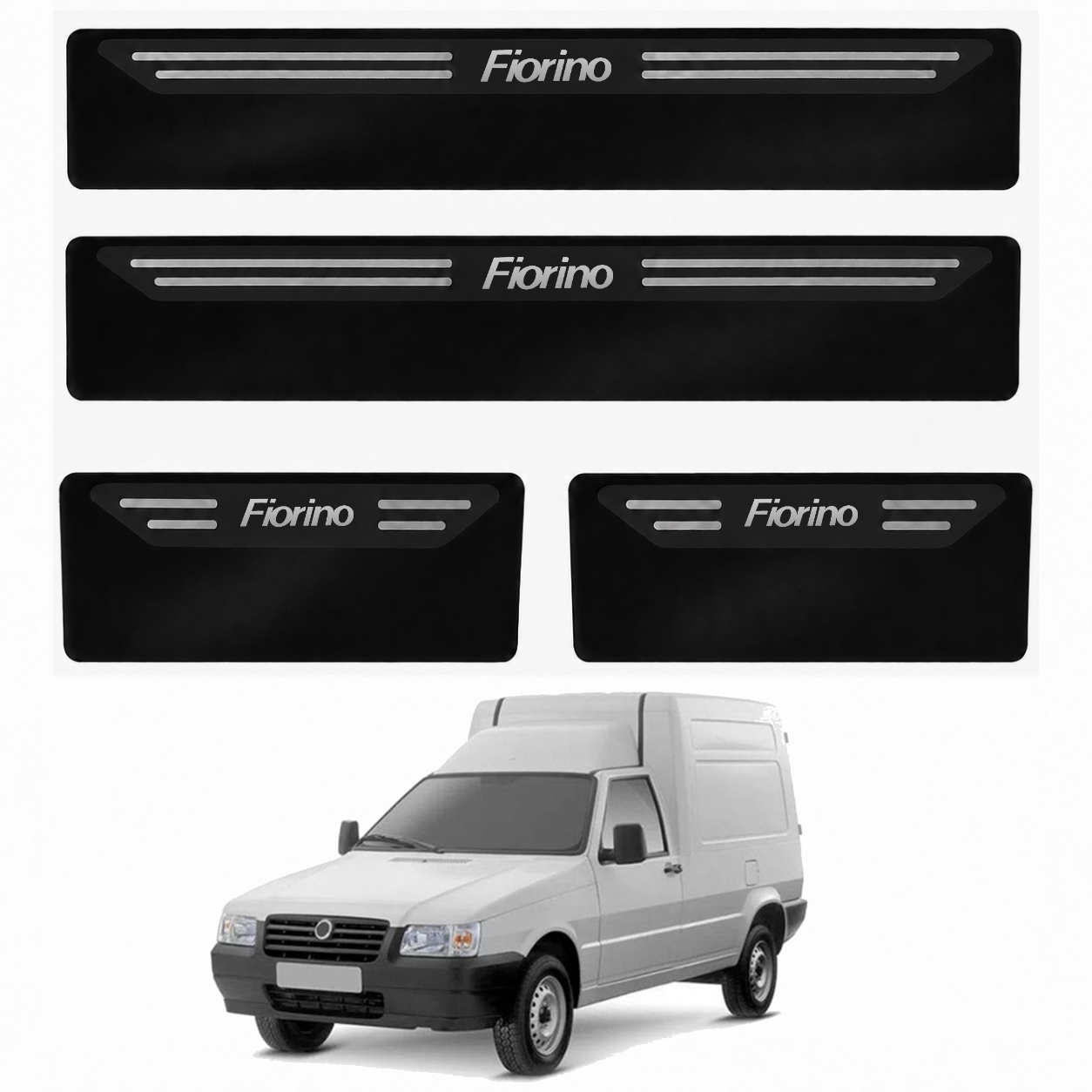 Soleira Black Fiat Fiorino - 2