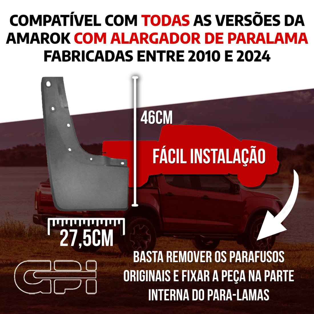 Apara Barro Dianteiro Esquerdo Amarok 2010 A 2023