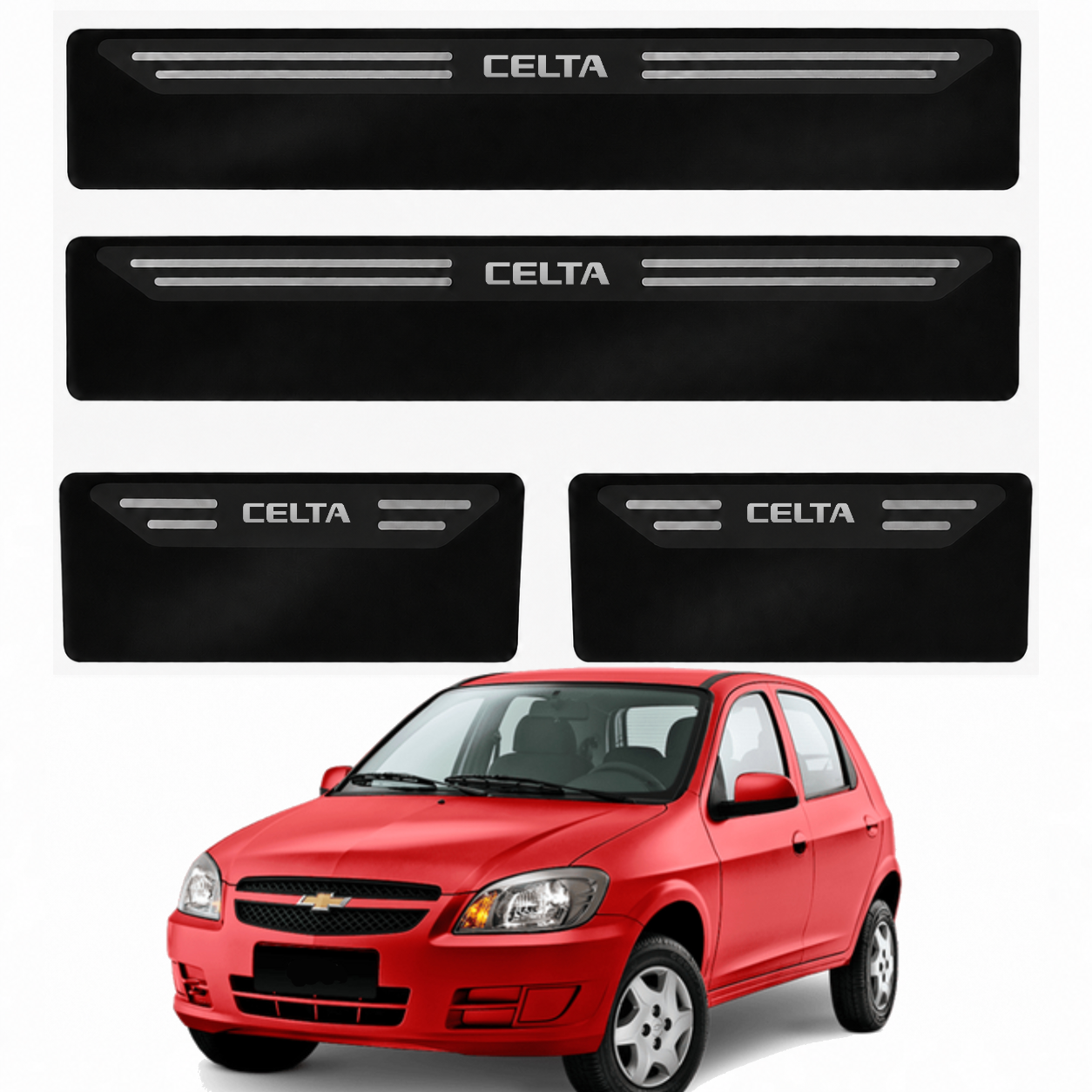Soleira Black Chevrolet Celta - 2