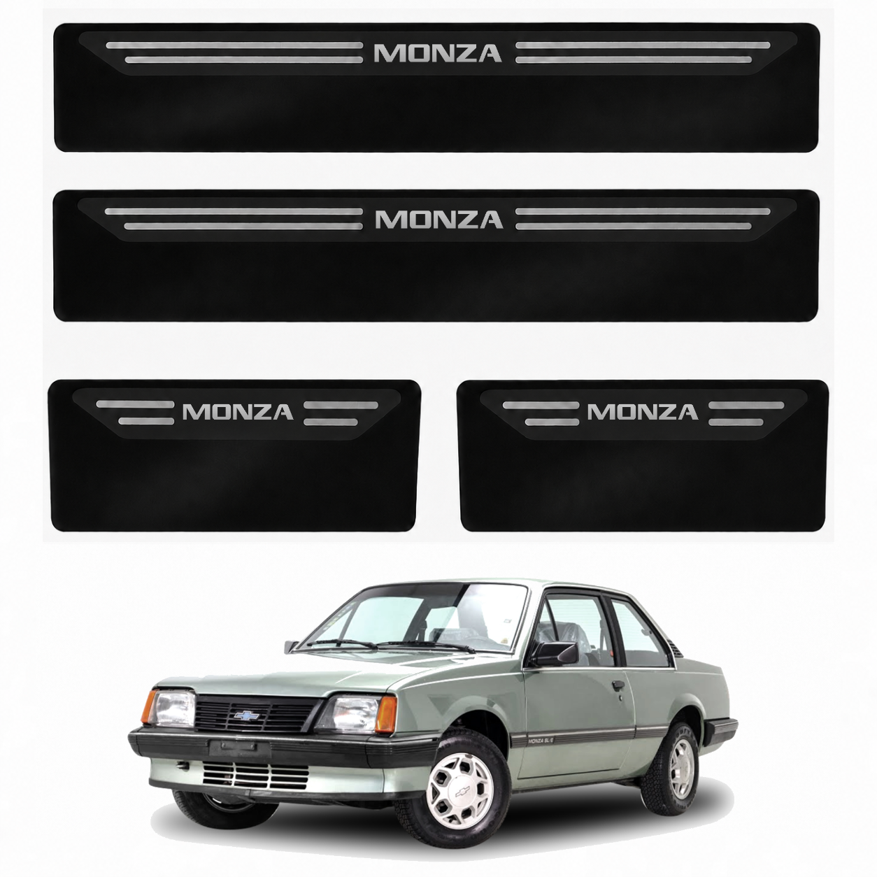 Soleira Black Chevrolet Monza - 2