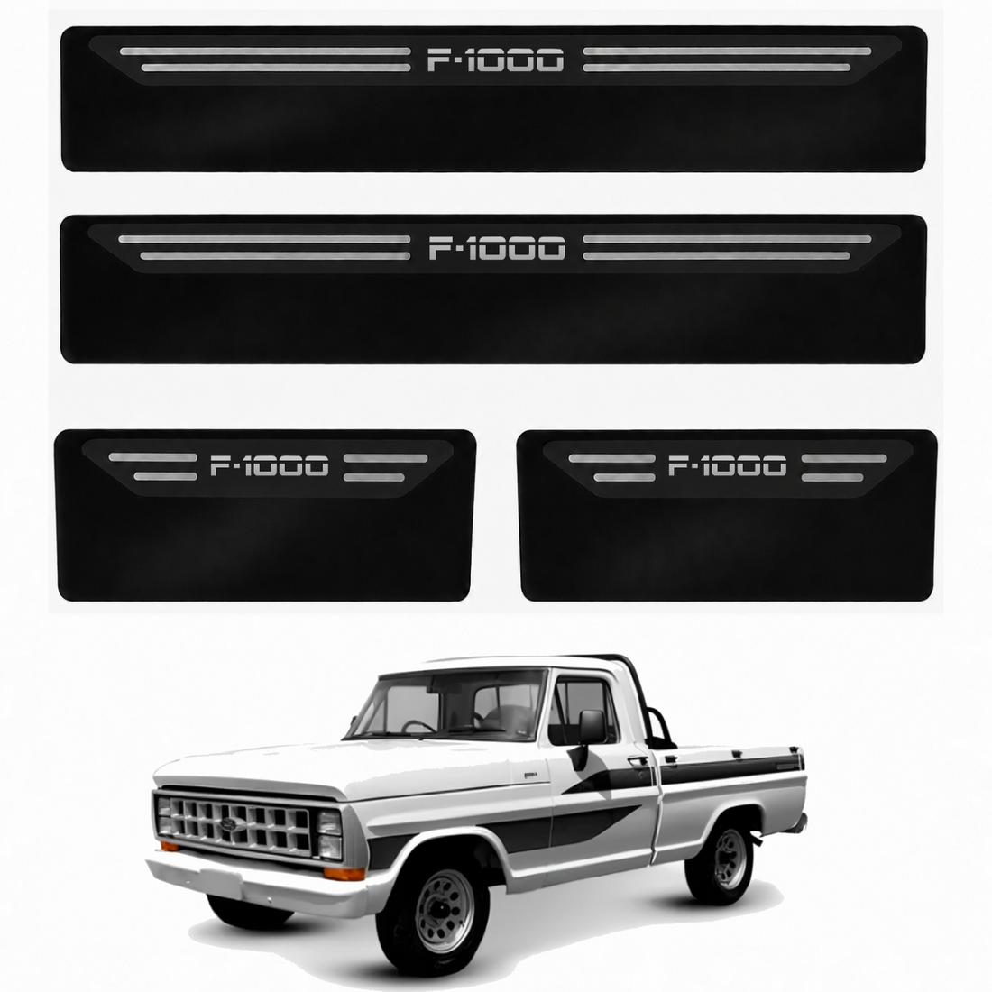 Soleira Black Ford F1000 - 1