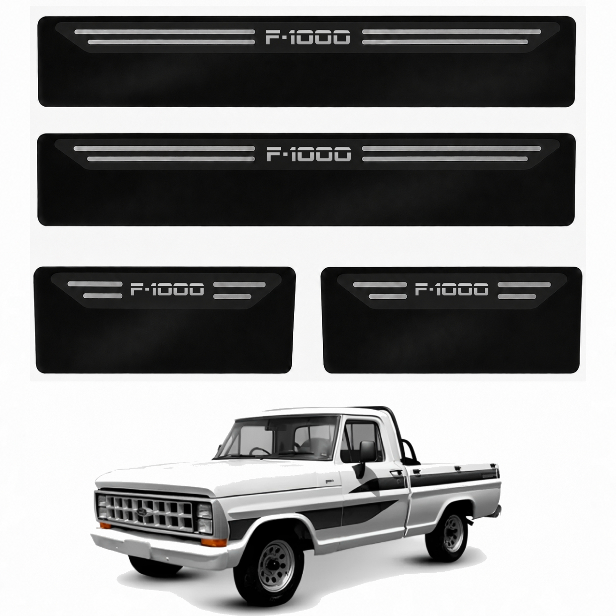 Soleira Black Ford F1000 - 2