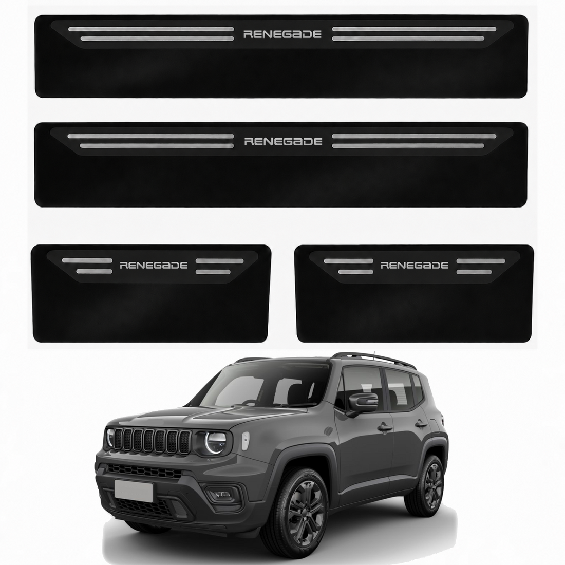 Soleira Black Jeep Renegade - 1