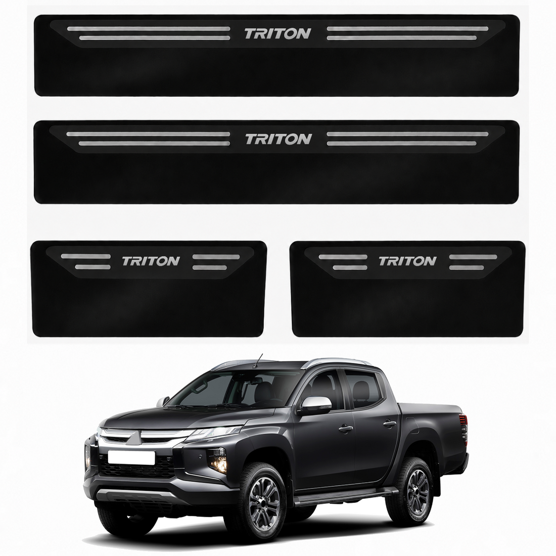 Soleira Black Mitsubishi L200 Triton - 1