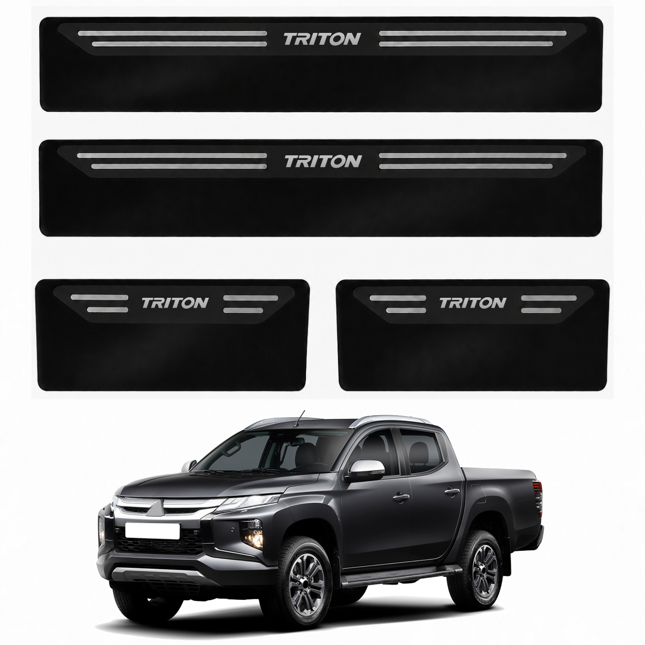 Soleira Black Mitsubishi L200 Triton - 2